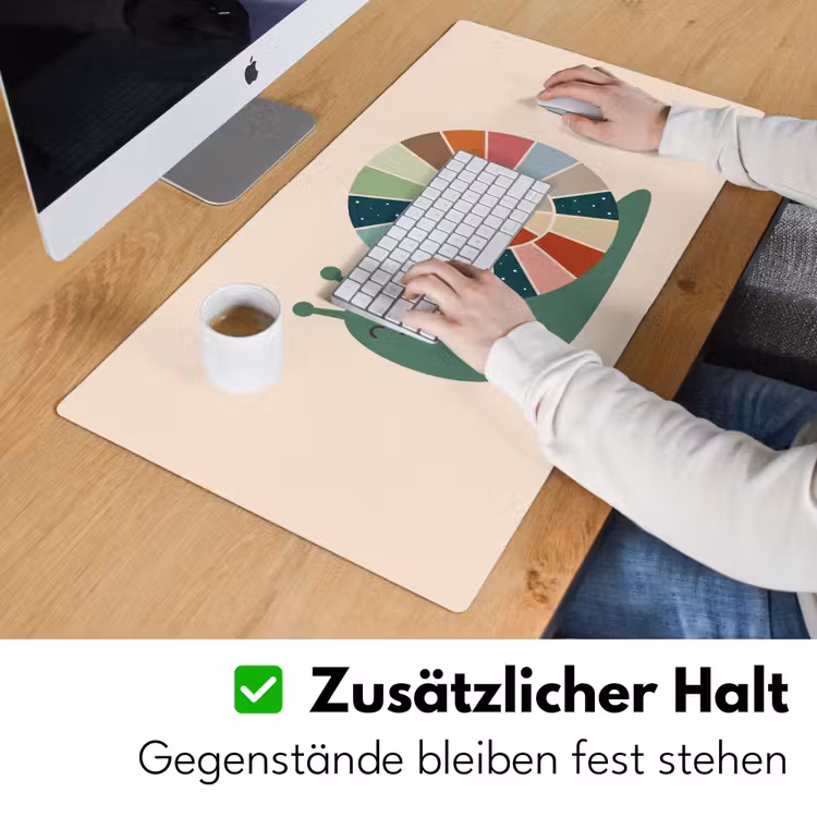 Schreibtischunterlage - Tiere – Schnecke – Bunt – Illustration — 3