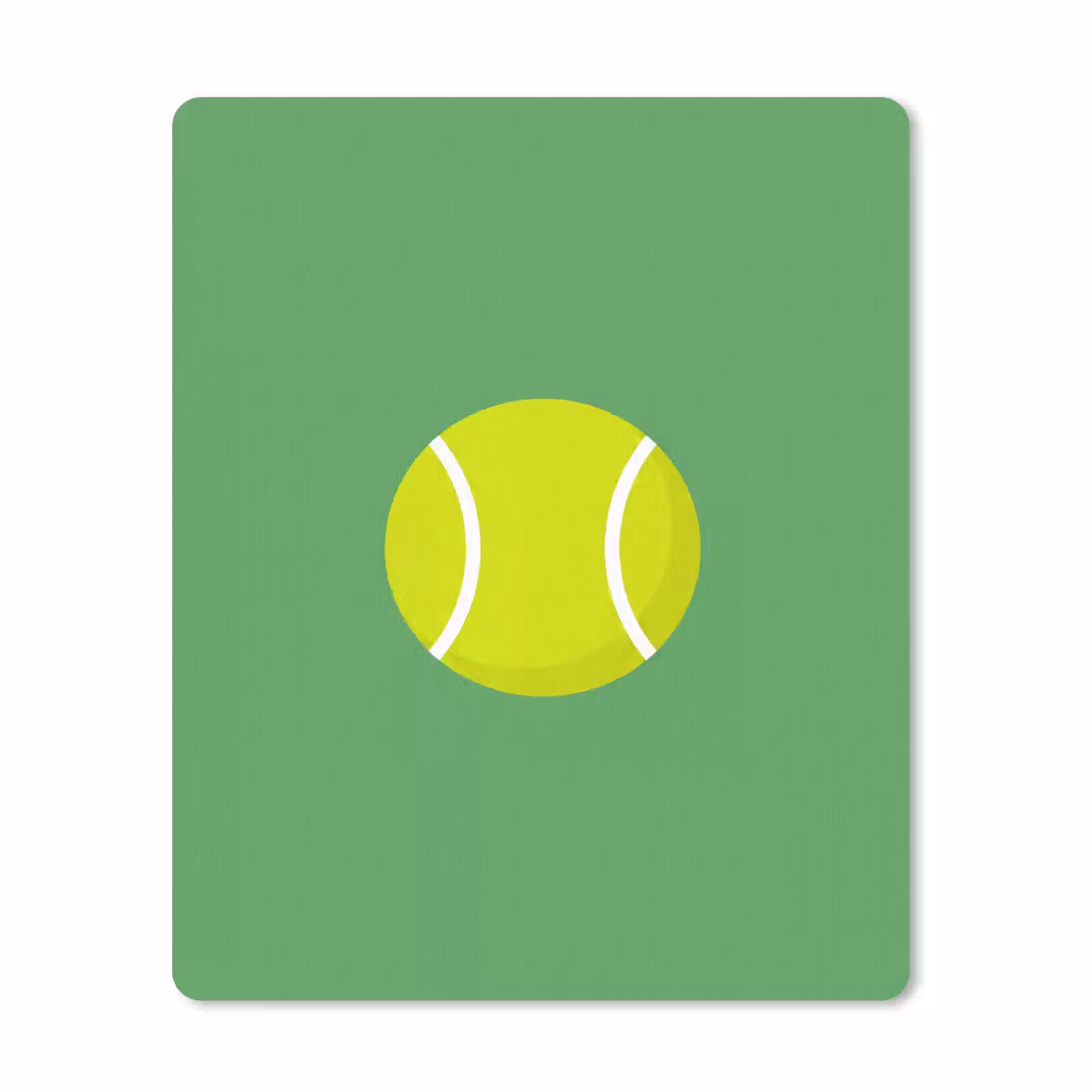 Mauspad - Ball – Gelb – Sport – Grün – Illustration — 1
