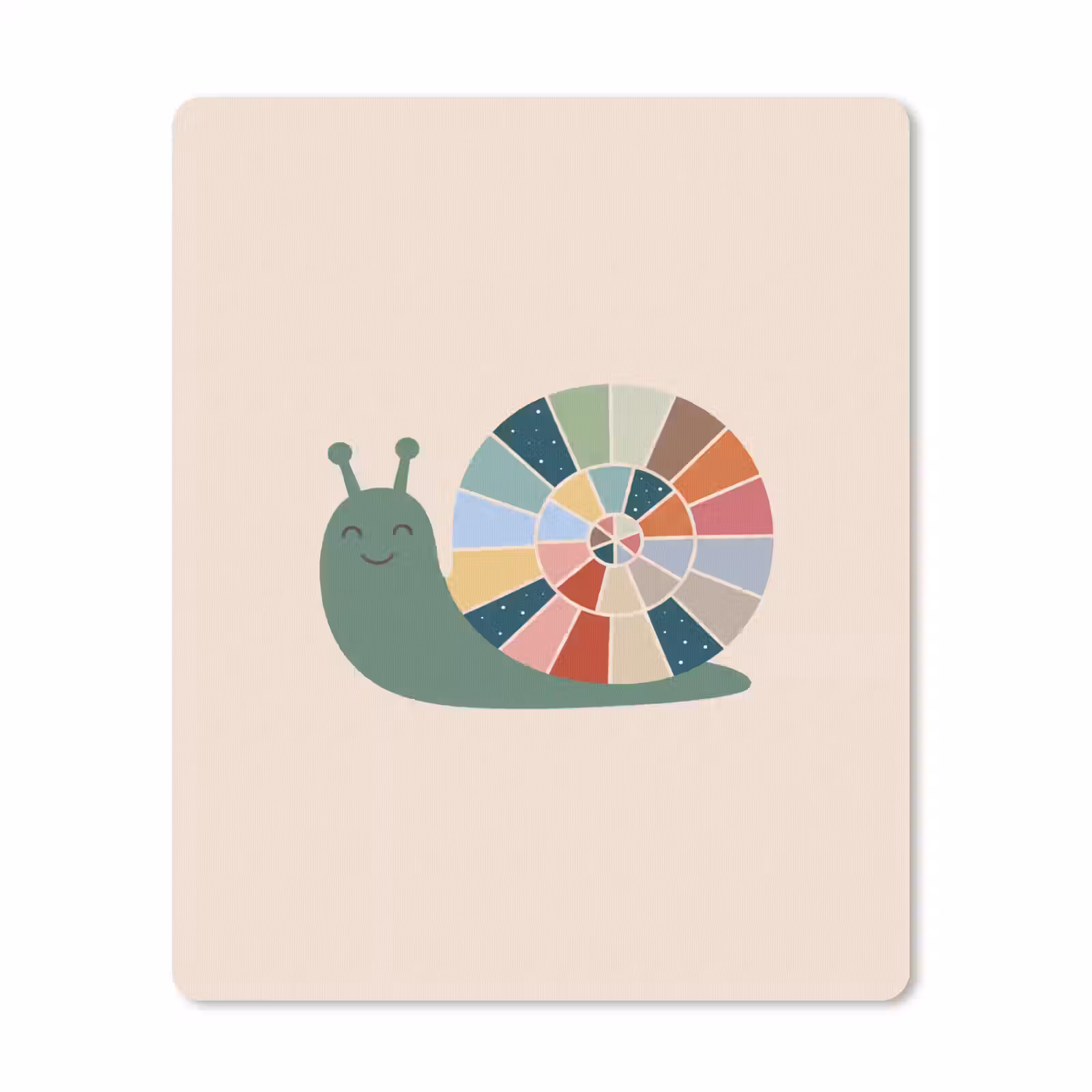 Mauspad - Tiere – Schnecke – Bunt – Illustration — 1