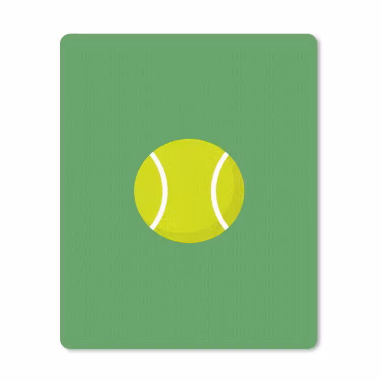 Mauspad - Ball – Gelb – Sport – Grün – Illustration — 1