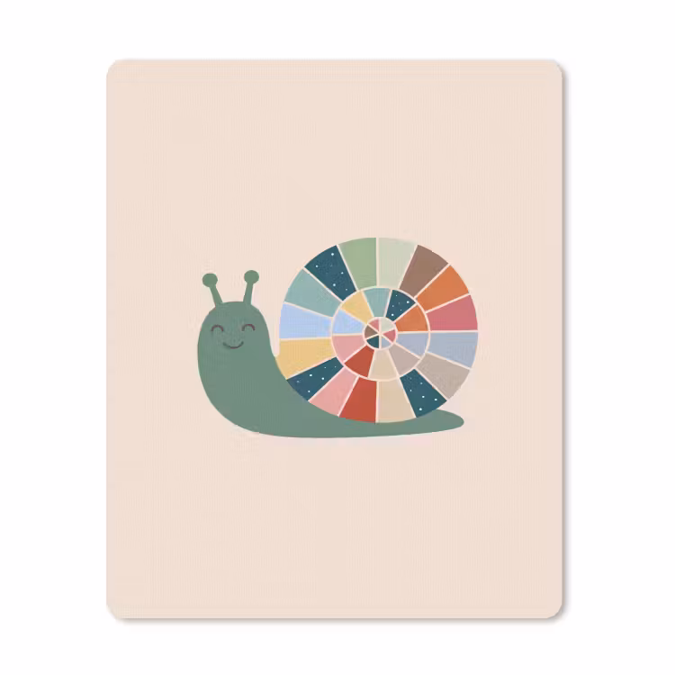 Mauspad - Tiere – Schnecke – Bunt – Illustration — 1