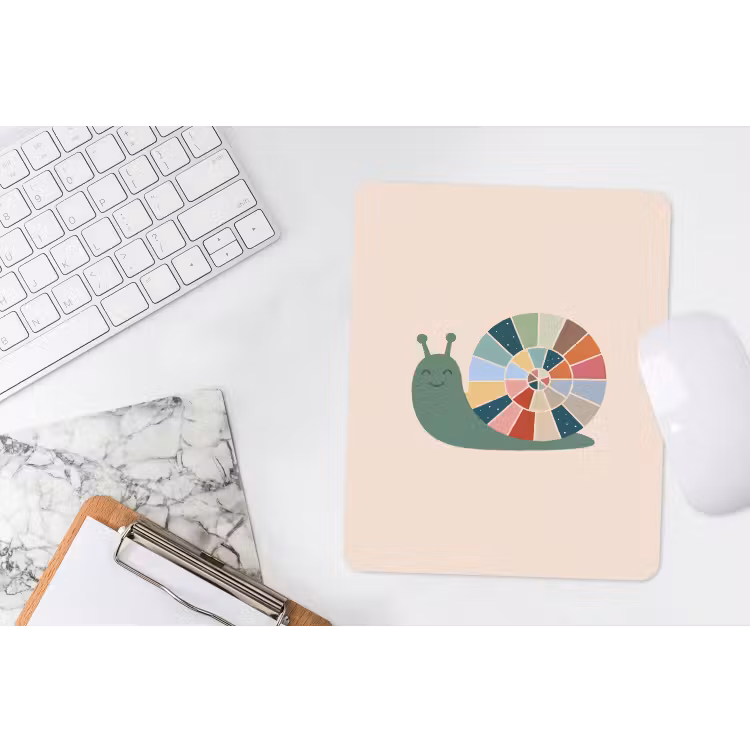 Mauspad - Tiere – Schnecke – Bunt – Illustration — 4
