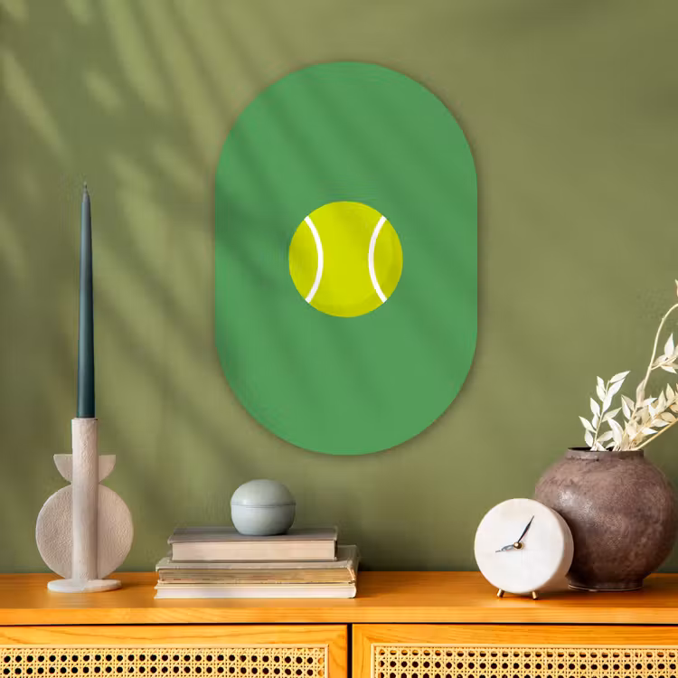 Forexbild Oval - Ball – Gelb – Sport – Grün – Illustration — 3