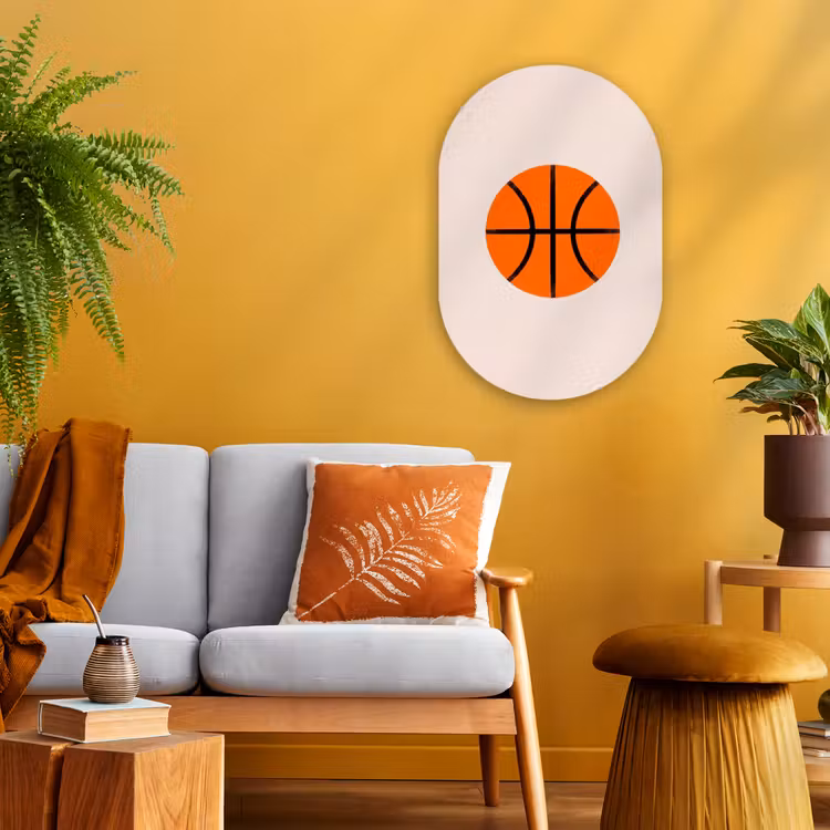 Forexbild Oval - Basketball – Ball – Sport – Illustration – Orange — 2