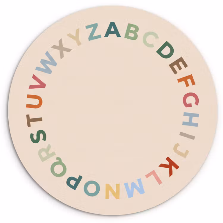 Forexbild Rund - Alphabet – Kreis – Bildung – Spielerisch – Farbenfroh — 1