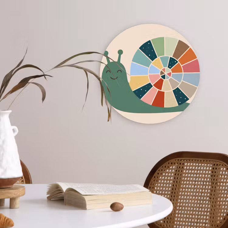 Forexbild Rund - Tiere – Schnecke – Bunt – Illustration — 4