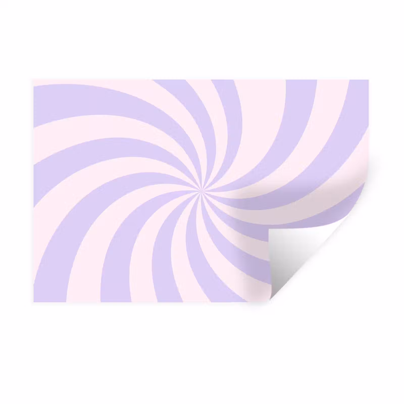 Wandtattoo – Muster – Spirale – Abstrakt – Modern – Lila-Rosa — 1
