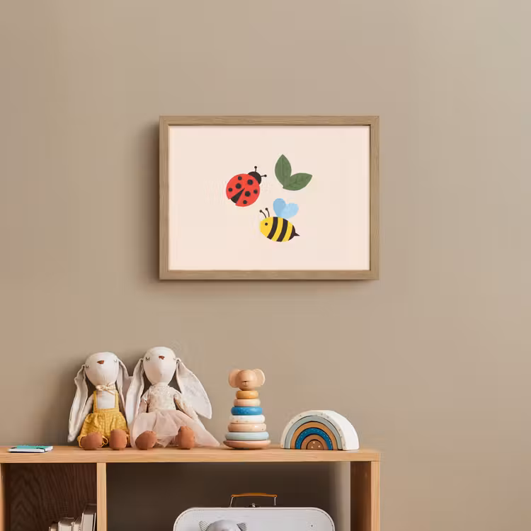 Nachtlicht Kinder - Insekt – Blatt – Natur – Verspielt – Illustration — 3