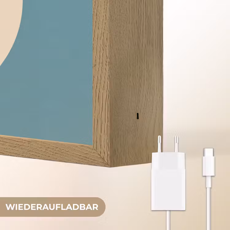 Nachtlicht Kinder - Mond – Wolken – Natur – Abstrakt – Gelb — 9