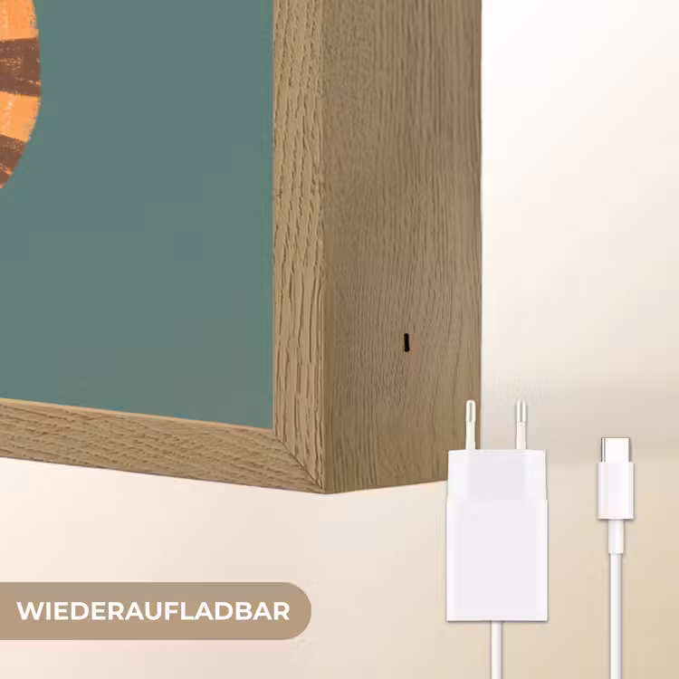 Nachtlicht Kinder - Tiere – Kopf – Orange – Illustration – Modern — 9