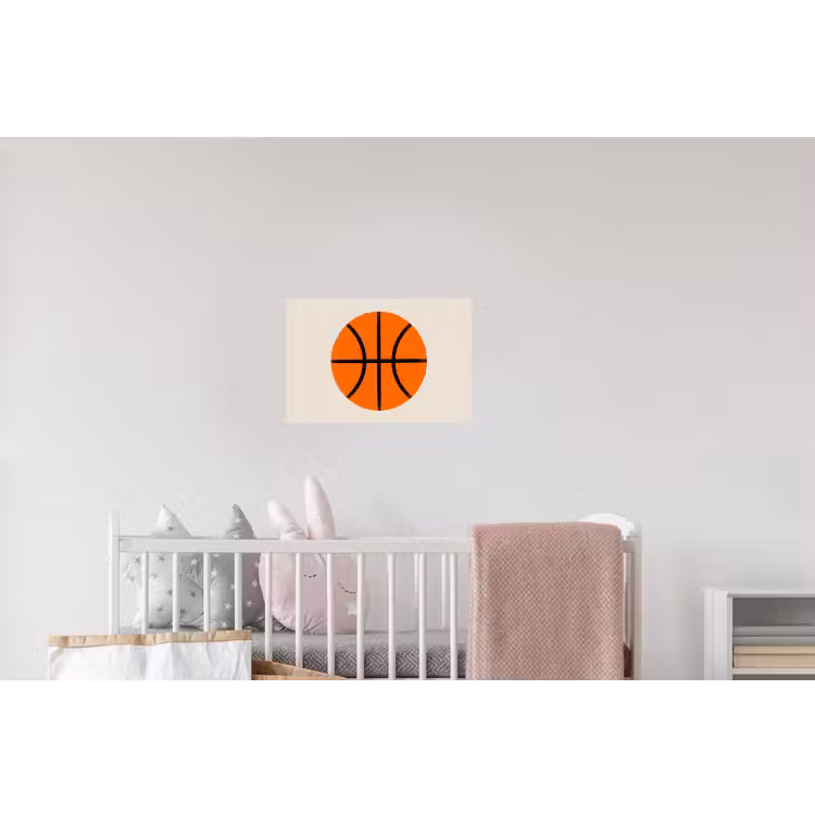 Wandtattoo – Basketball – Ball – Sport – Illustration – Orange — 5