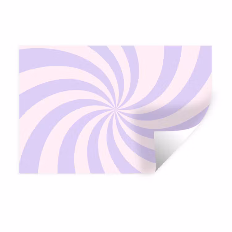 Wandtattoo – Muster – Spirale – Abstrakt – Modern – Lila-Rosa — 1