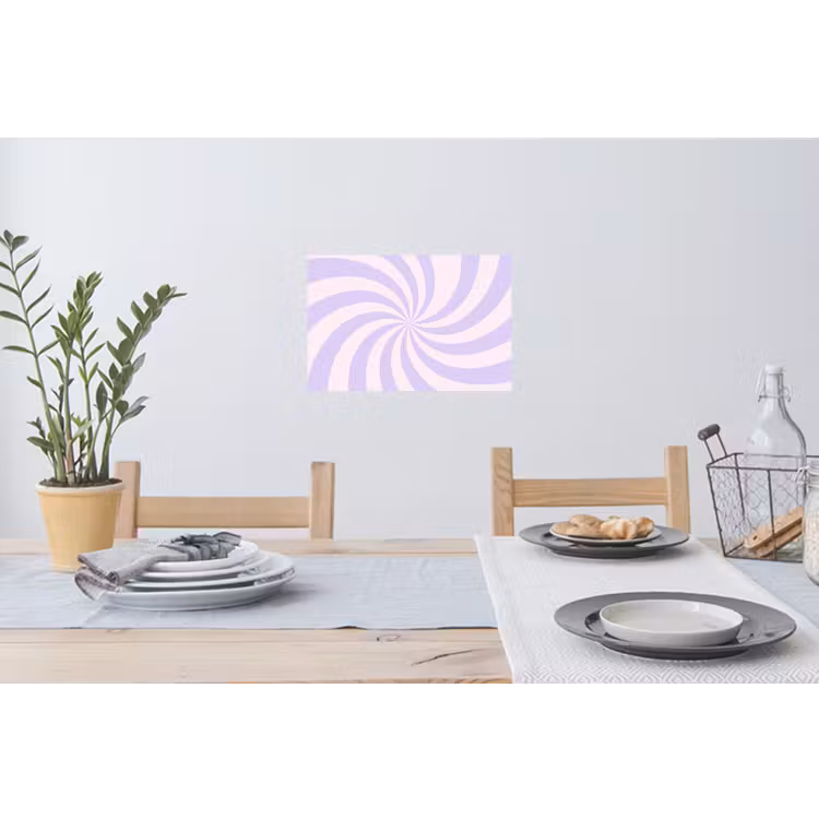 Wandtattoo – Muster – Spirale – Abstrakt – Modern – Lila-Rosa — 4