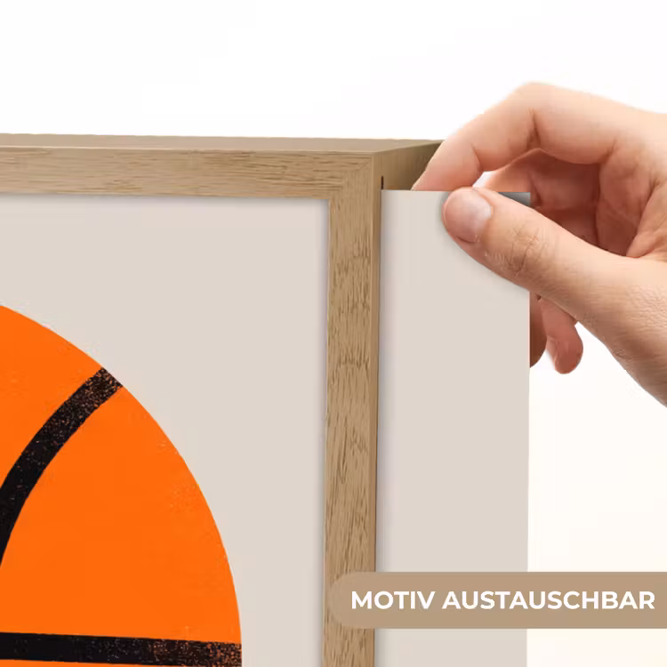 Nachtlicht Kinder - Basketball – Ball – Sport – Illustration – Orange — 5