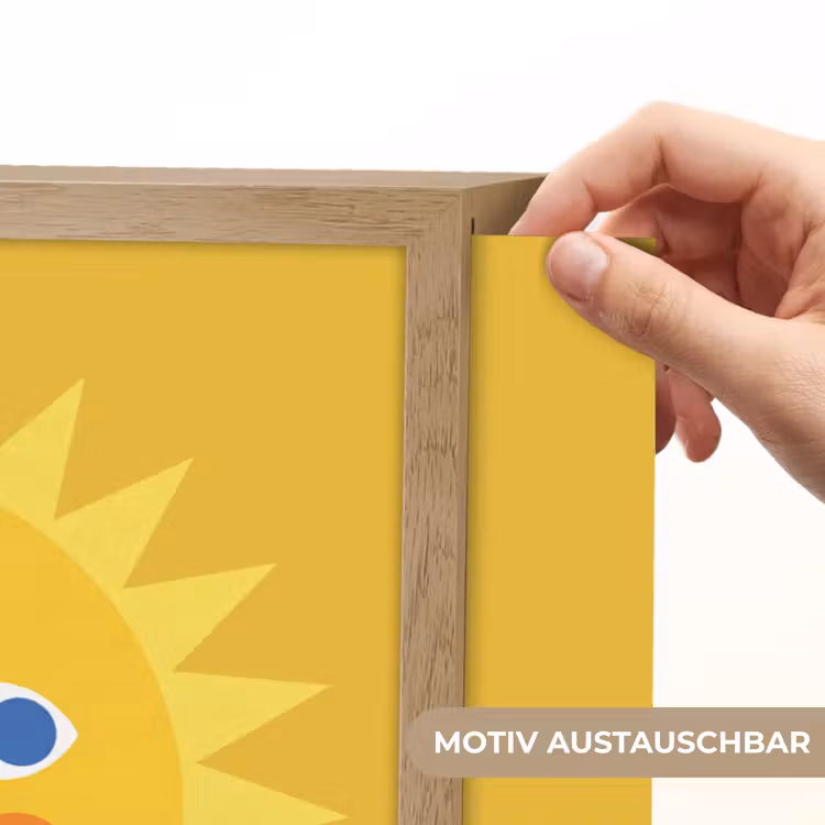 Nachtlicht Kinder - Sonne – Gesicht – Sommer – Illustration – Gelb — 5