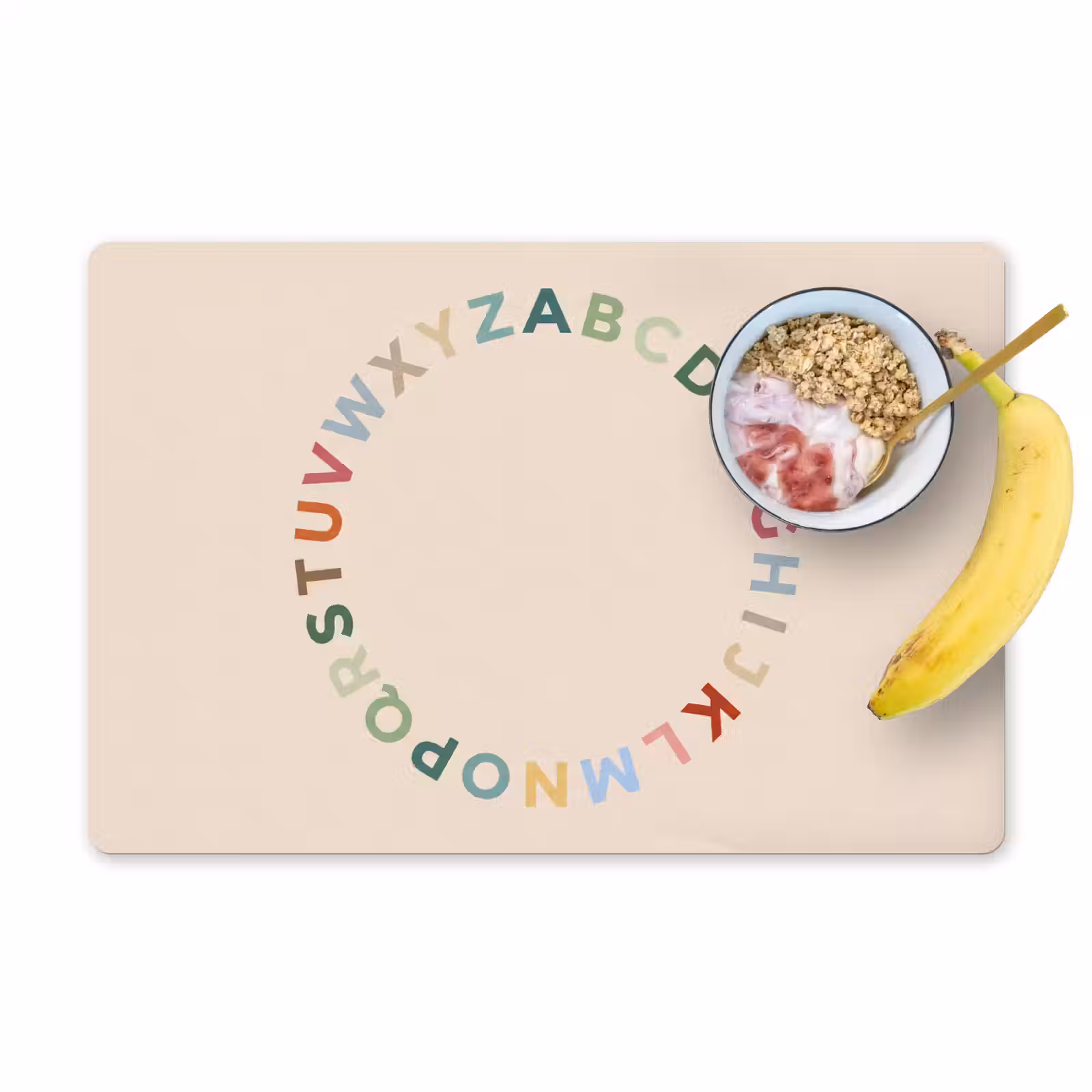 Tischset - 6 Stück - Alphabet – Kreis – Bildung – Spielerisch – Farbenfroh — 1