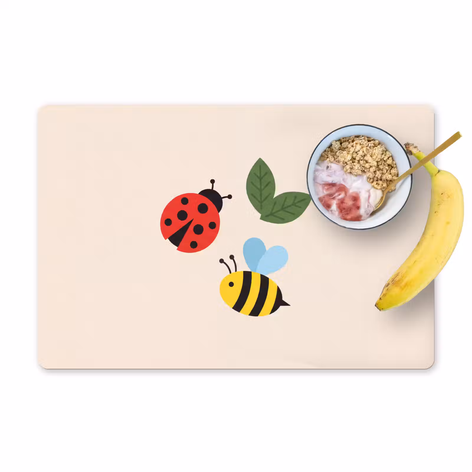 Tischset - 6 Stück - Insekt – Blatt – Natur – Verspielt – Illustration — 1