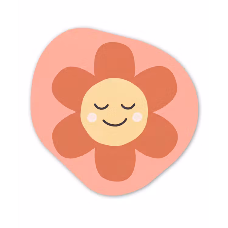 Forexbild Organische Form - Blumen – Zeichentrickfilm – Kind – Rosa — 1