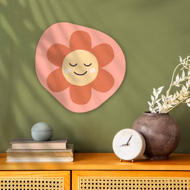 Forexbild Organische Form - Blumen – Zeichentrickfilm – Kind – Rosa — 2