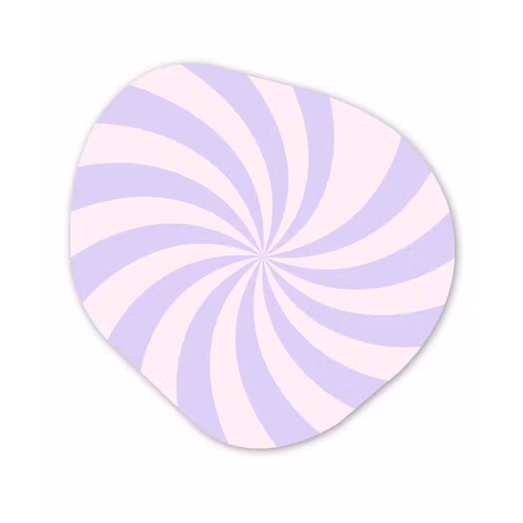 Forexbild Organische Form - Muster – Spirale – Abstrakt – Modern – Lila-Rosa — 1