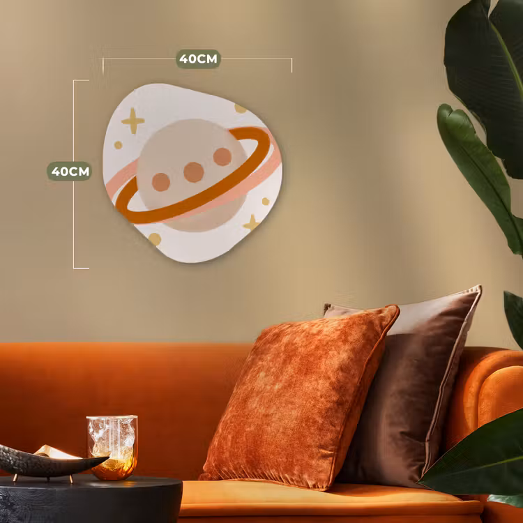 Forexbild Organische Form - Planet – Ringe – Weltraum – Illustration – Beige — 4