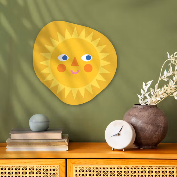 Forexbild Organische Form - Sonne – Gesicht – Sommer – Illustration – Gelb — 2