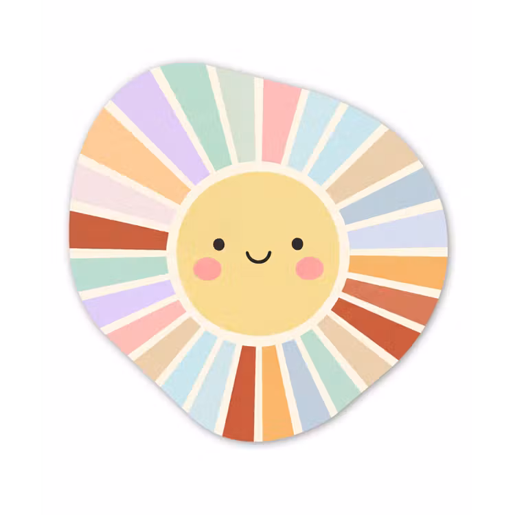 Forexbild Organische Form - Sonne – Strahlen – Fröhlich – Bunt – Abstrakt — 1