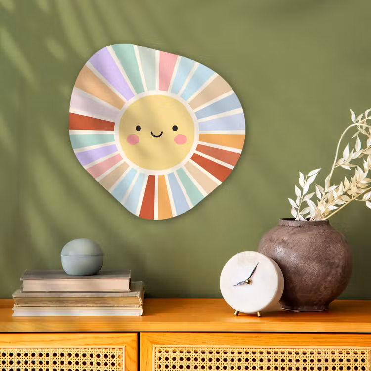 Forexbild Organische Form - Sonne – Strahlen – Fröhlich – Bunt – Abstrakt — 2