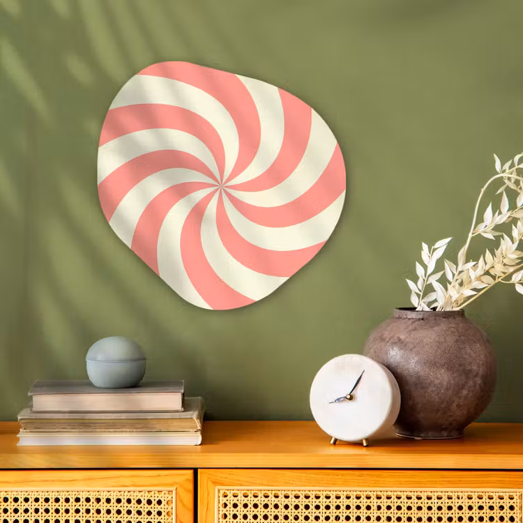 Forexbild Organische Form - Spirale – Muster – Abstrakt – Rosa – Beige — 2