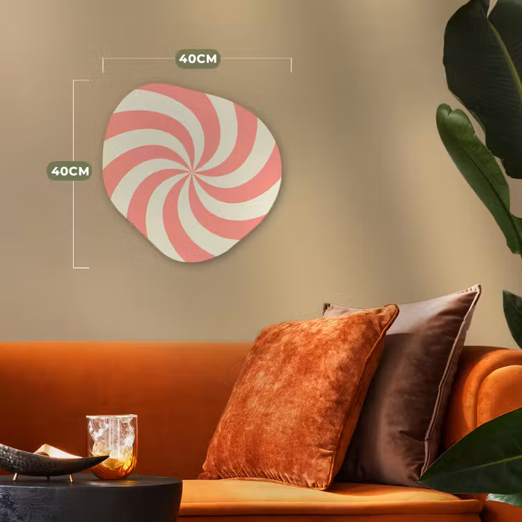 Forexbild Organische Form - Spirale – Muster – Abstrakt – Rosa – Beige — 4
