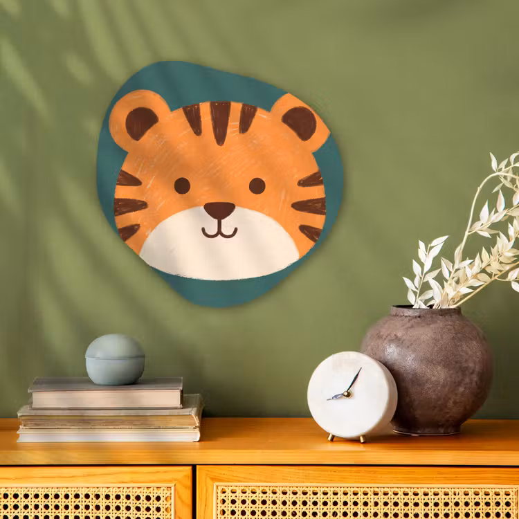 Forexbild Organische Form - Tiere – Kopf – Orange – Illustration – Modern — 2