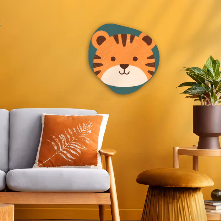 Forexbild Organische Form - Tiere – Kopf – Orange – Illustration – Modern — 3
