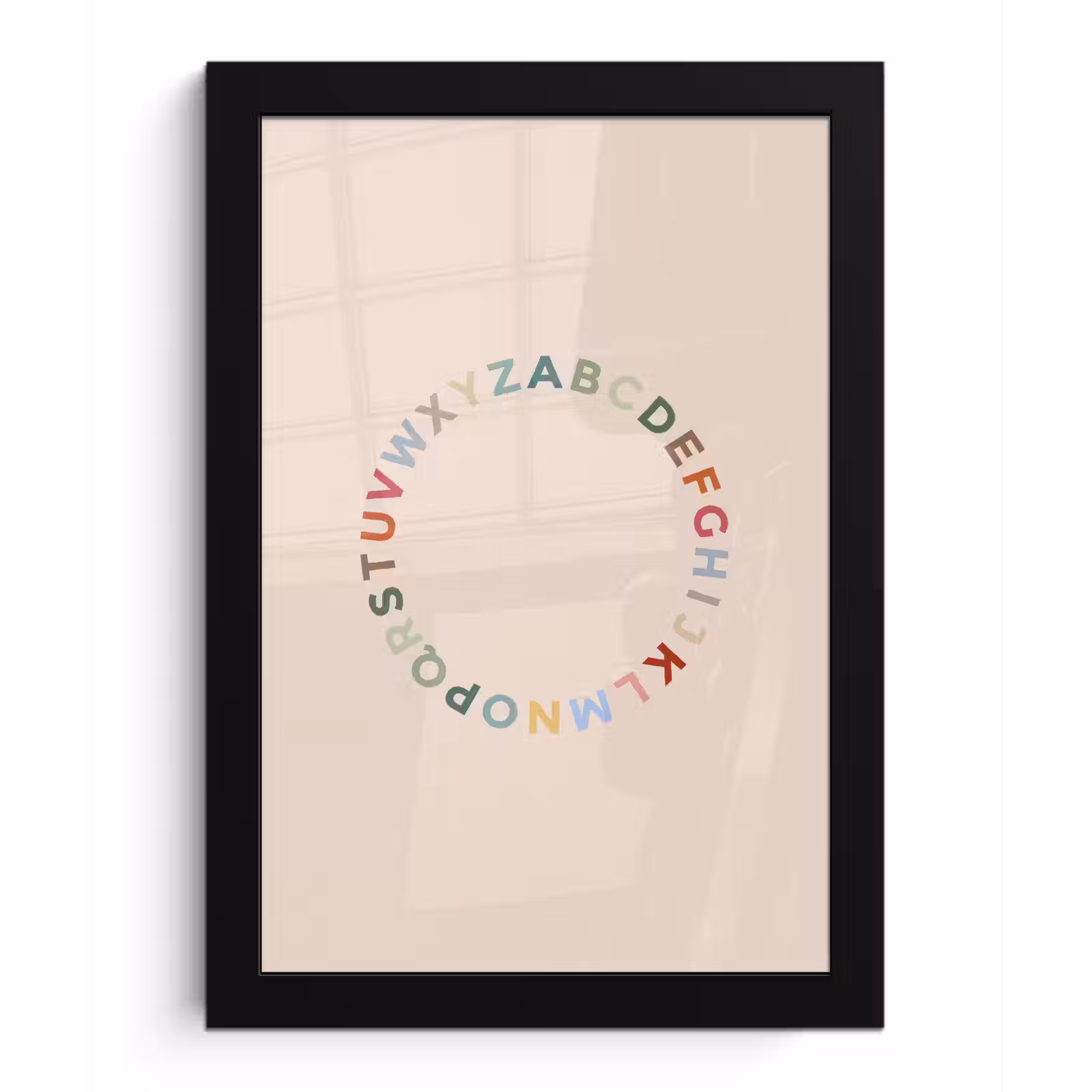 Bilder mit Rahmen - Alphabet – Kreis – Bildung – Spielerisch – Farbenfroh — 1