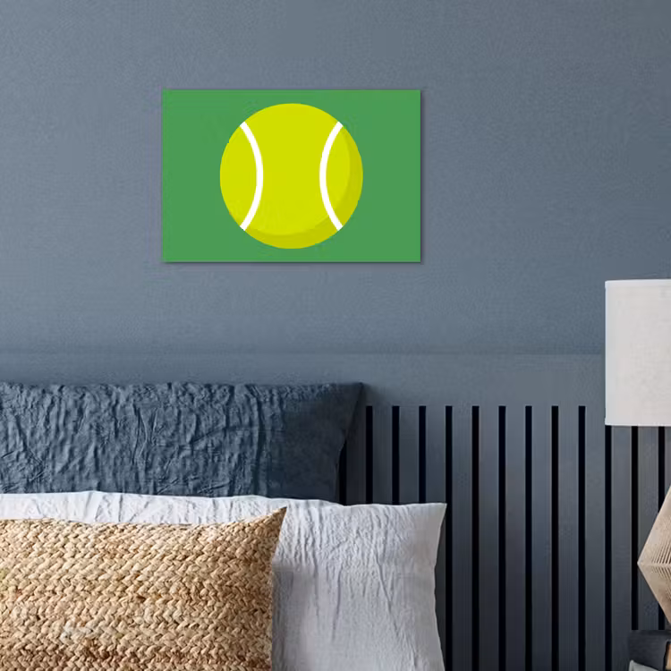 Poster - Ball – Gelb – Sport – Grün – Illustration — 3