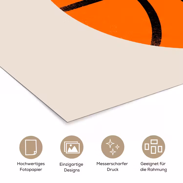 Poster - Basketball – Ball – Sport – Illustration – Orange — 5