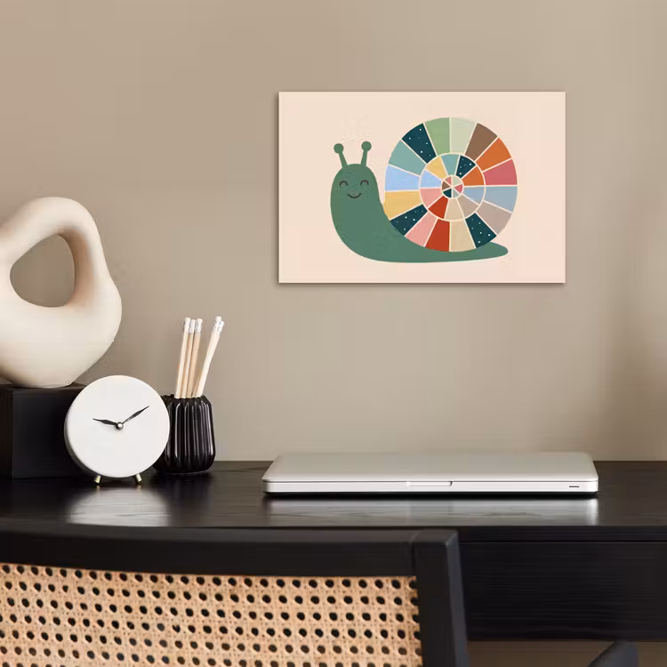 Poster - Tiere – Schnecke – Bunt – Illustration — 2