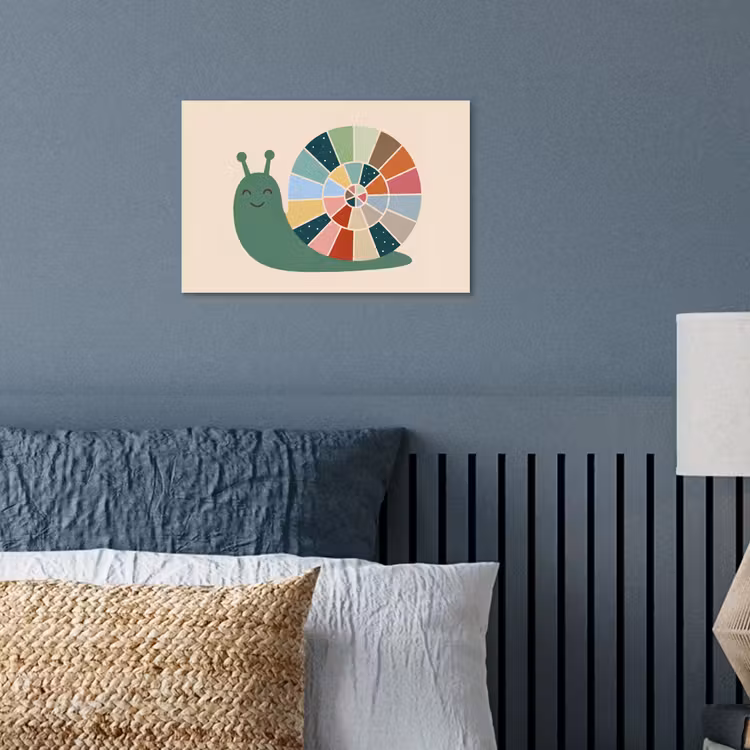 Poster - Tiere – Schnecke – Bunt – Illustration — 3