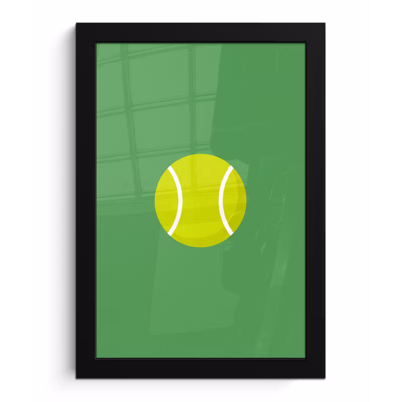 Bilder mit Rahmen - Ball – Gelb – Sport – Grün – Illustration — 1
