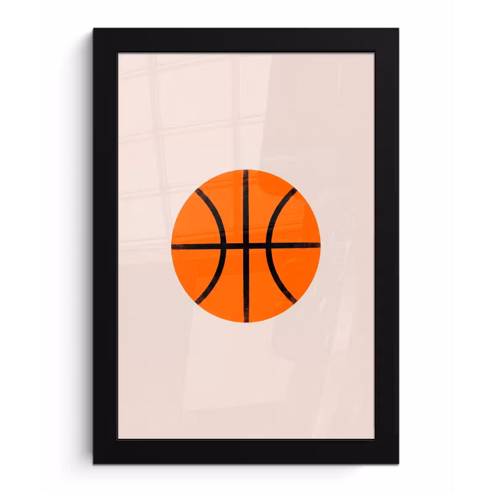 Bilder mit Rahmen - Basketball – Ball – Sport – Illustration – Orange — 1