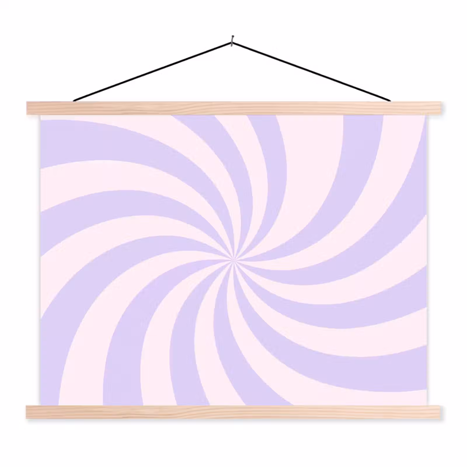 Stoffbild - Muster – Spirale – Abstrakt – Modern – Lila-Rosa — 1