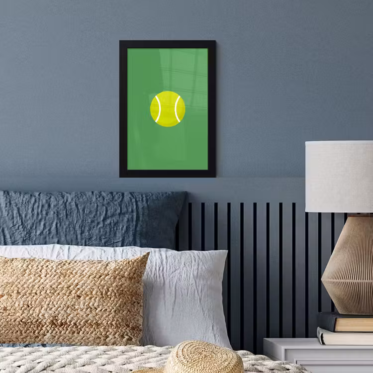 Bilder mit Rahmen - Ball – Gelb – Sport – Grün – Illustration — 3