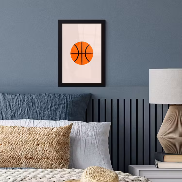 Bilder mit Rahmen - Basketball – Ball – Sport – Illustration – Orange — 3