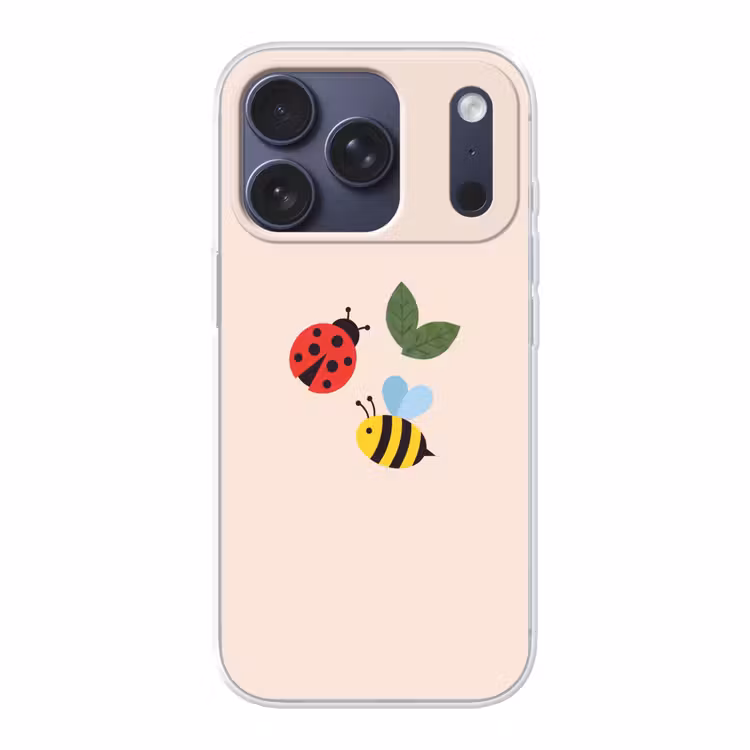 Handyhülle - Insekt – Blatt – Natur – Verspielt – Illustration — 1