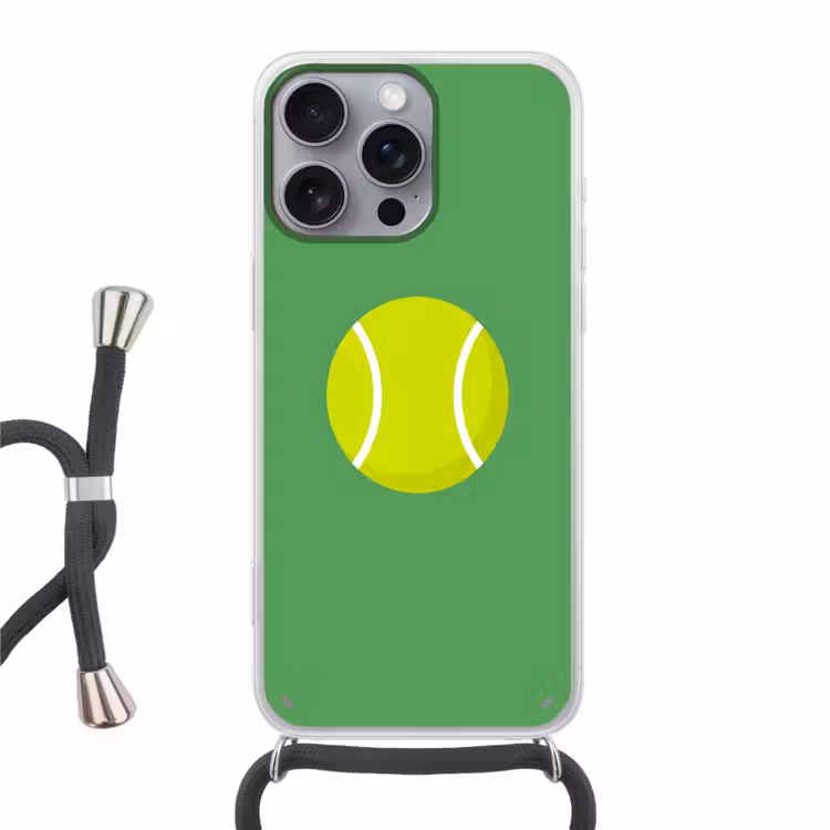 Handyhülle mit Band - Ball – Gelb – Sport – Grün – Illustration — 1