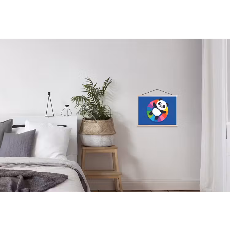 Stoffbild - Tiere – Cartoon – Farbenfroh – Modern – Verspielt — 3