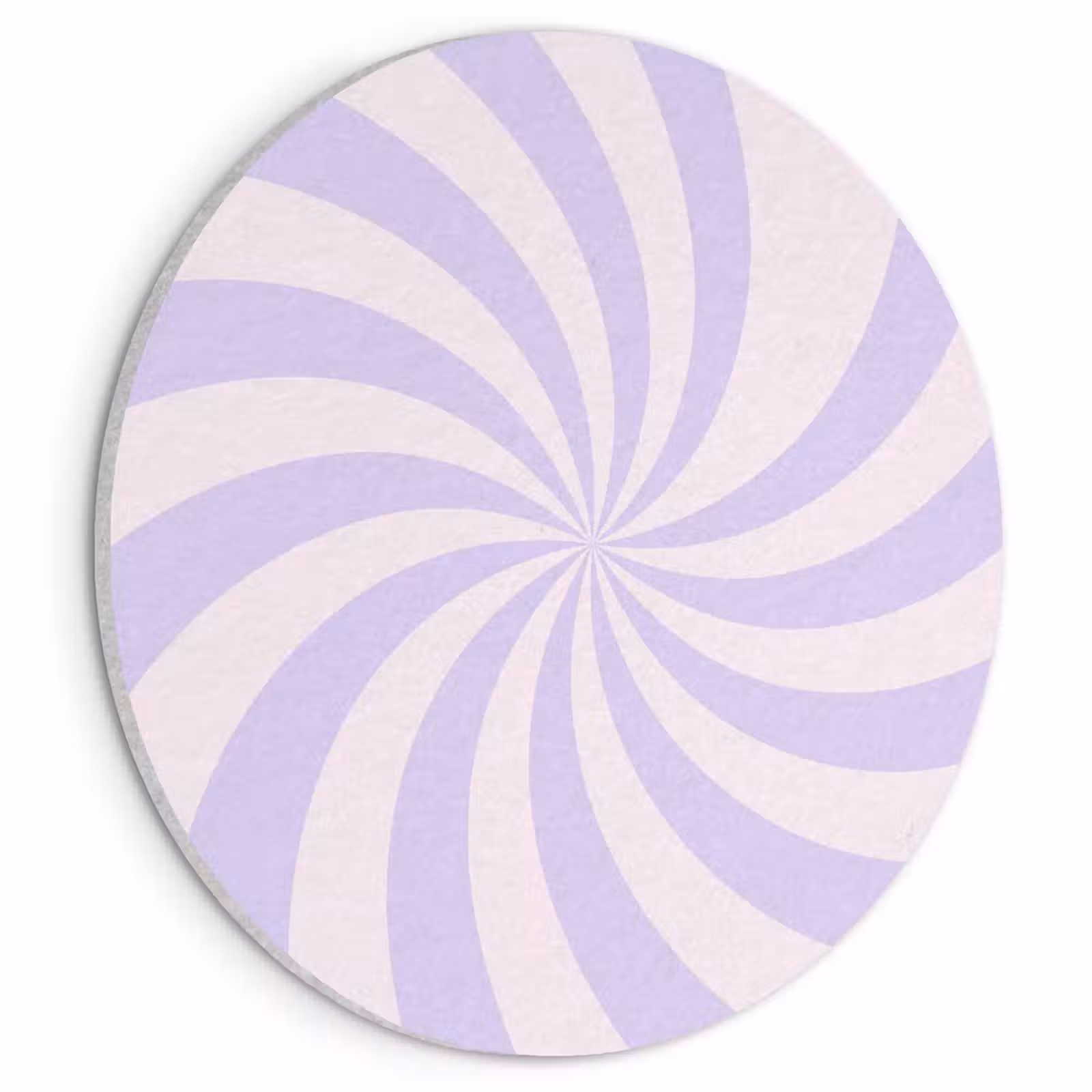 Akustikbild - Rund - Muster – Spirale – Abstrakt – Modern – Lila-Rosa — 1