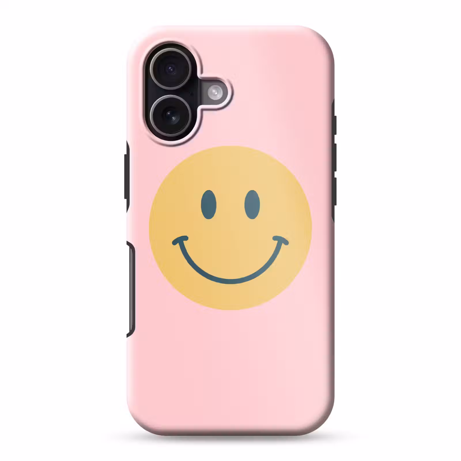 Handyhülle Toughcase - Smiley – Gelb – Rosa – Symbol – Minimalistisch — 1