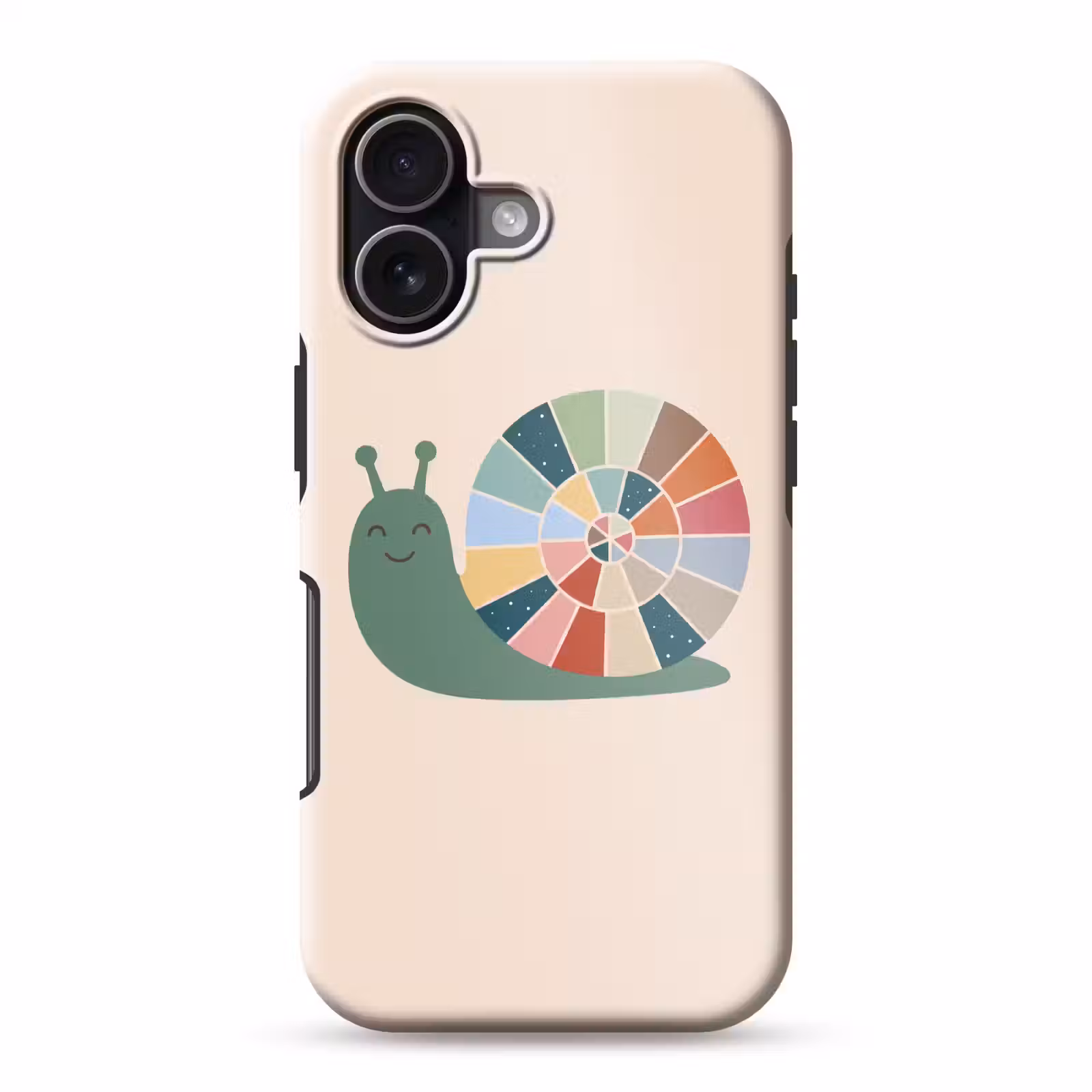 Handyhülle Toughcase - Tiere – Schnecke – Bunt – Illustration — 1