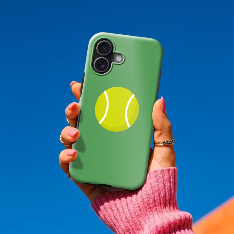 Handyhülle Toughcase - Ball – Gelb – Sport – Grün – Illustration — 2