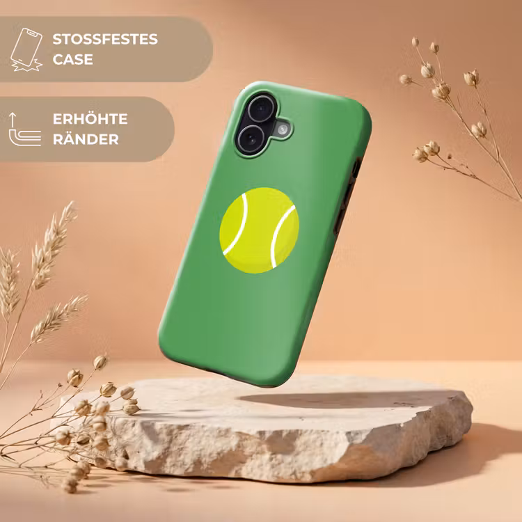 Handyhülle Toughcase - Ball – Gelb – Sport – Grün – Illustration — 5